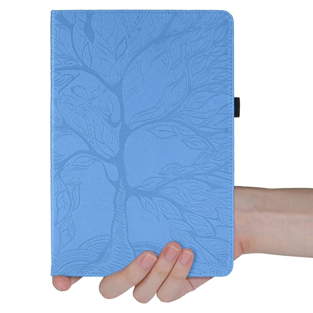 Tree Embossed 360° Rotating Stand Tablet Case - 9.7