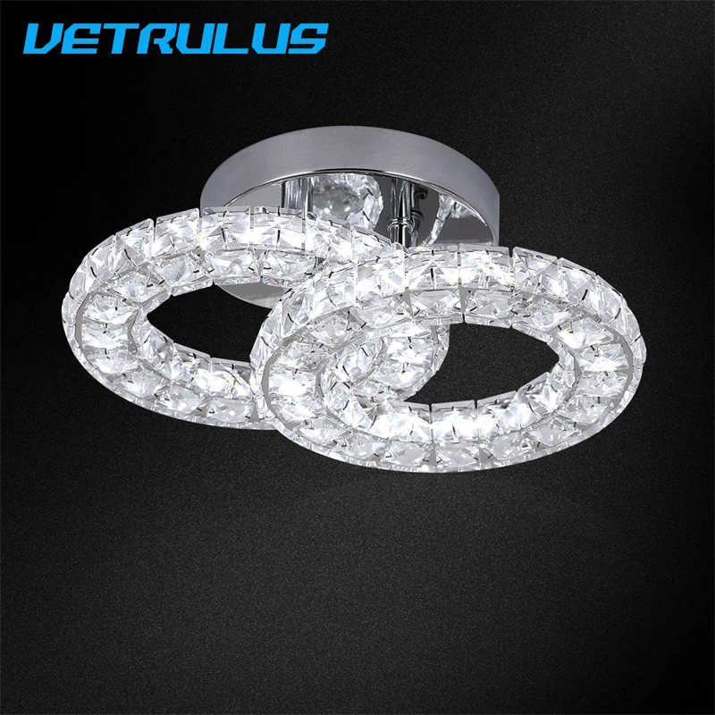 Lámpara de techo Led de cristal K9, candelabros modernos para comedor, sala  de estar, accesorio de iluminación para interior, hogar, decoración de  lujo, dormitorio, pasillo| | - AliExpress