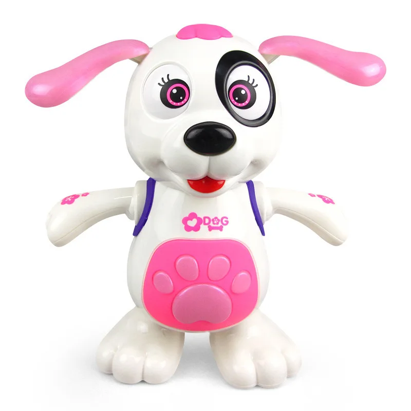Electronic Pet Toy Robot Dog Toy Musical Dancing Robot Toy Electronic Robots Dog Toy Music Light Dance Walk Cute Baby Gift For 3-4-5-6 Years Old Kids