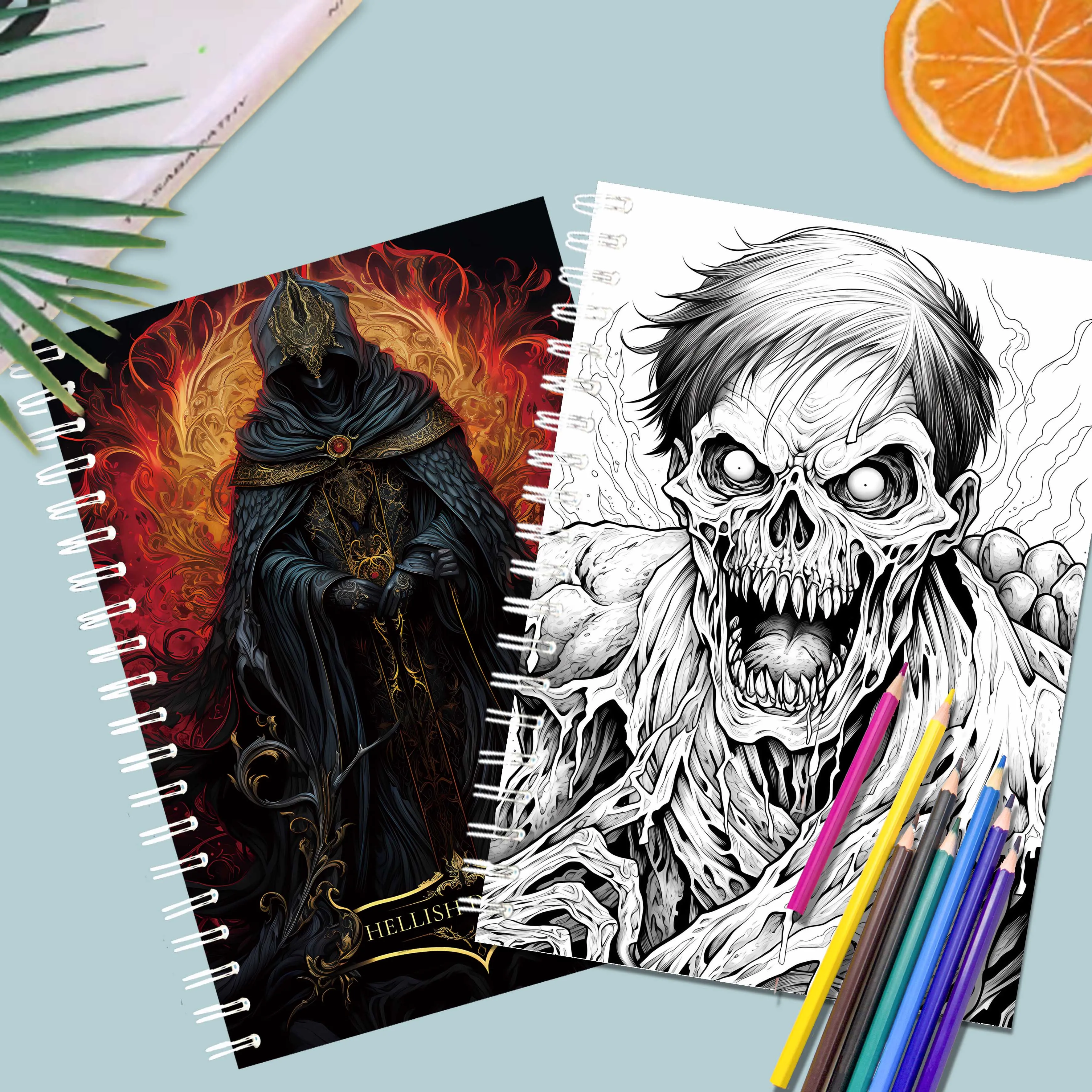 Hell Devil Graffiti Colouring Book Adult Picture Book Make Designs Of One's Own 3