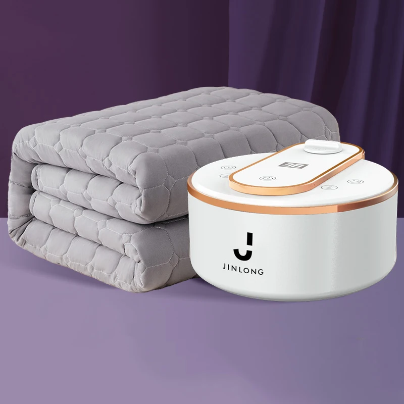 Dual Zone Electric Blanket Thermostat Double Warm Electric Blanket King Size Heated Mattress Pad