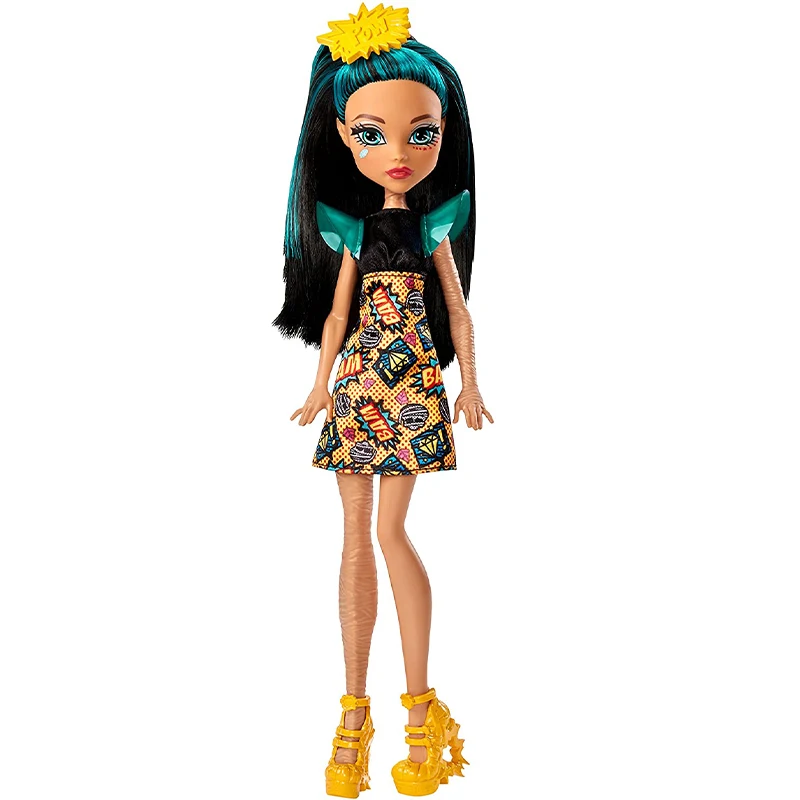 Original Monster High Doll Collection Model Toys for Girls Action Figure Cleo De Nile、Lagoona Blue、Draculaura、Elissabat、Viperine 6 Original Monster High Doll Collection Model Toys for Girls Action Figure Cleo De Nile、Lagoona Blue、Draculaura、Elissabat、Viperine 6