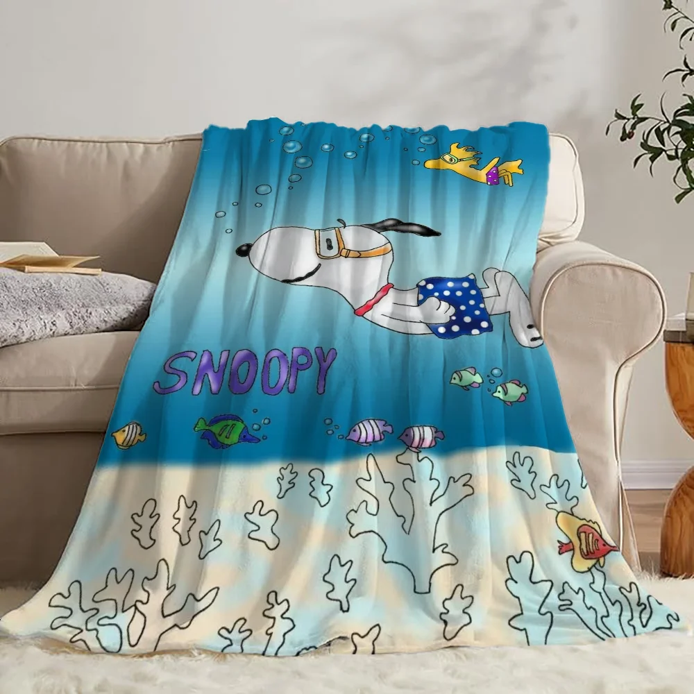 Blankets for Decorative Sofa Blanket Bed Snoopy Fluffy Plaid Luxury Bedding Blankets and Throws Picnic Throw Blanket King Size 3