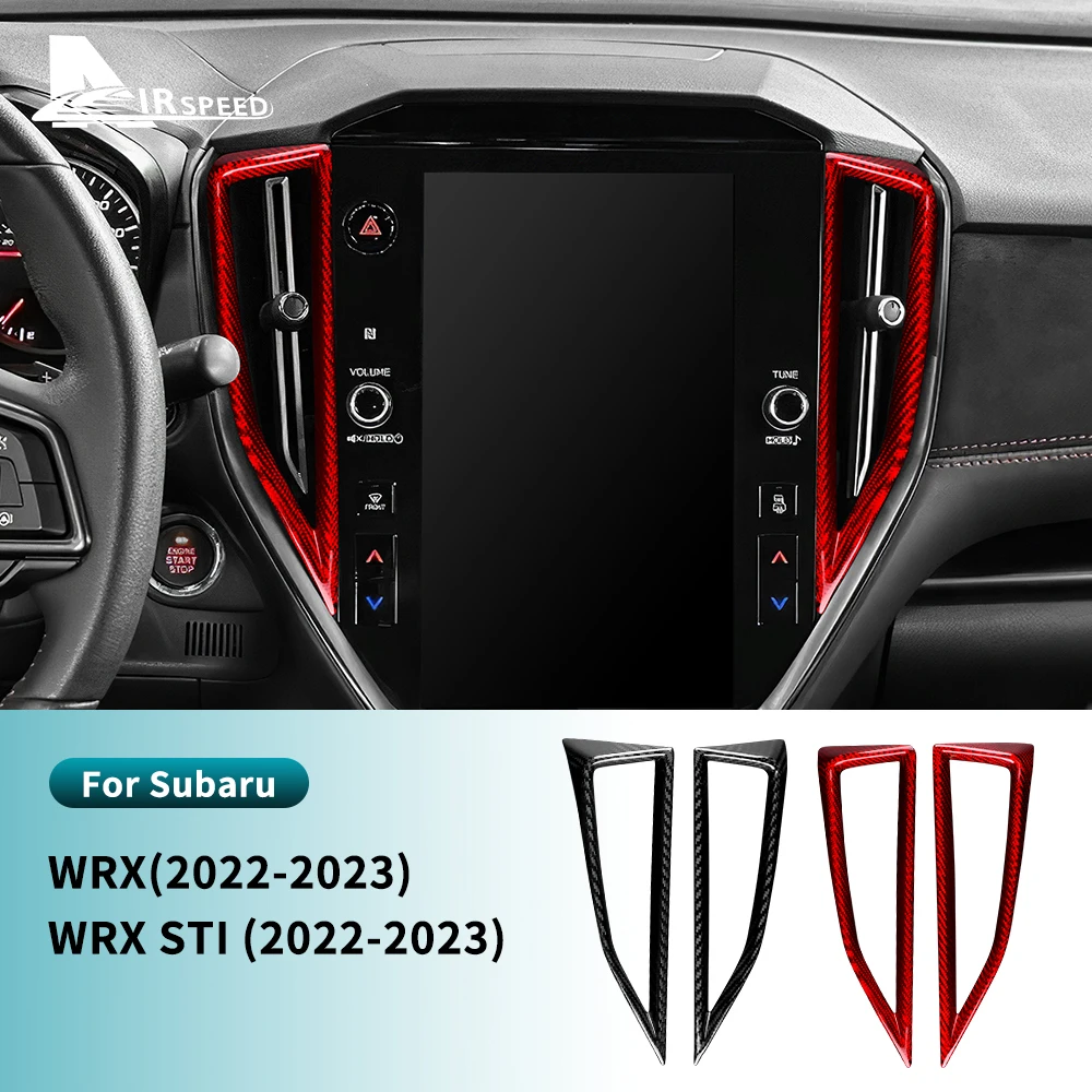 

Real Hard Carbon Fiber Sticker For Subaru WRX/ WRX STI 2022 2023 Car Central Control Navigation Side Air Outlet Dry Carbon Trim