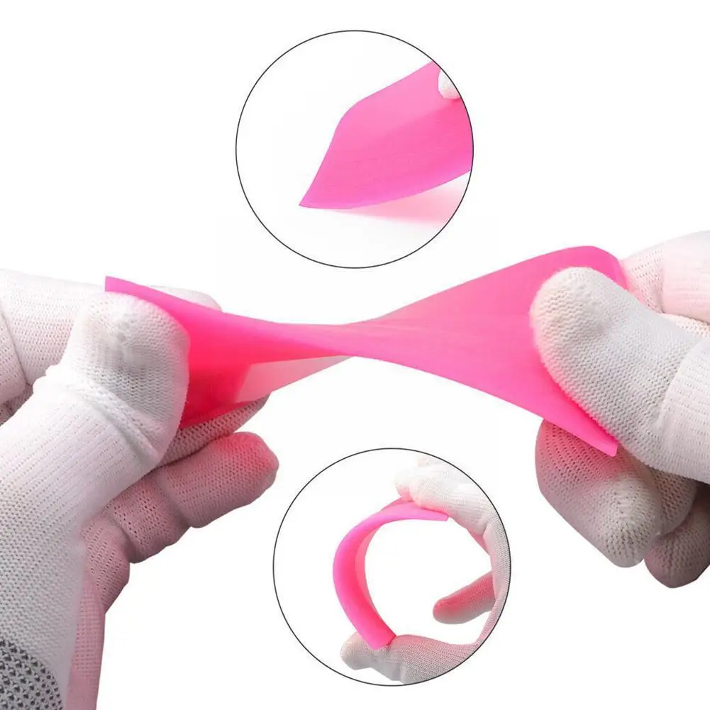 Pink Scraper Soft Rubber Car Window Squeegee Tint Tools Office Scraper Wrap Glass Water Home Vinyl 2023 Auto Wiper C4B3