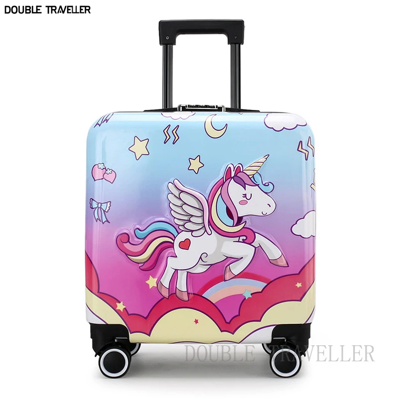 Wholesale Fashion Popular Creative Cartoon Backpack Trolley Mini Suitcase  Kid's Travel Luggage From m.
