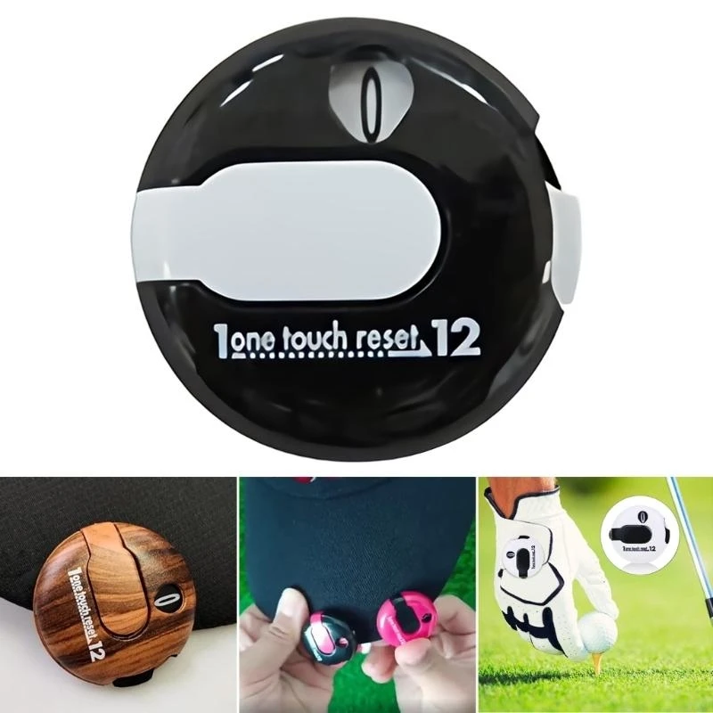 Mini Golf Score Counter Glove Clip Golf Strokes Counter Digital Scoring Golf Shot Count Strokes Putt Score Glove Counter
