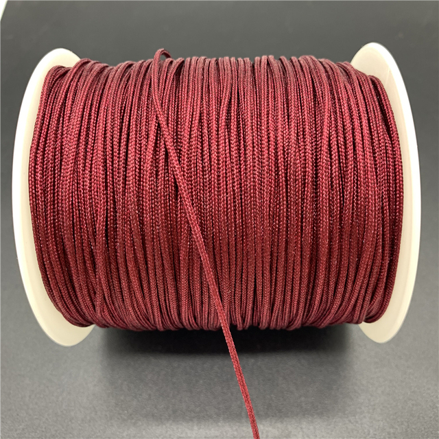 Nylon Cord Thread Chinese Knot Macrame Cord Bracelet Braided String DIY Tassels Beading For Shamballa Rope