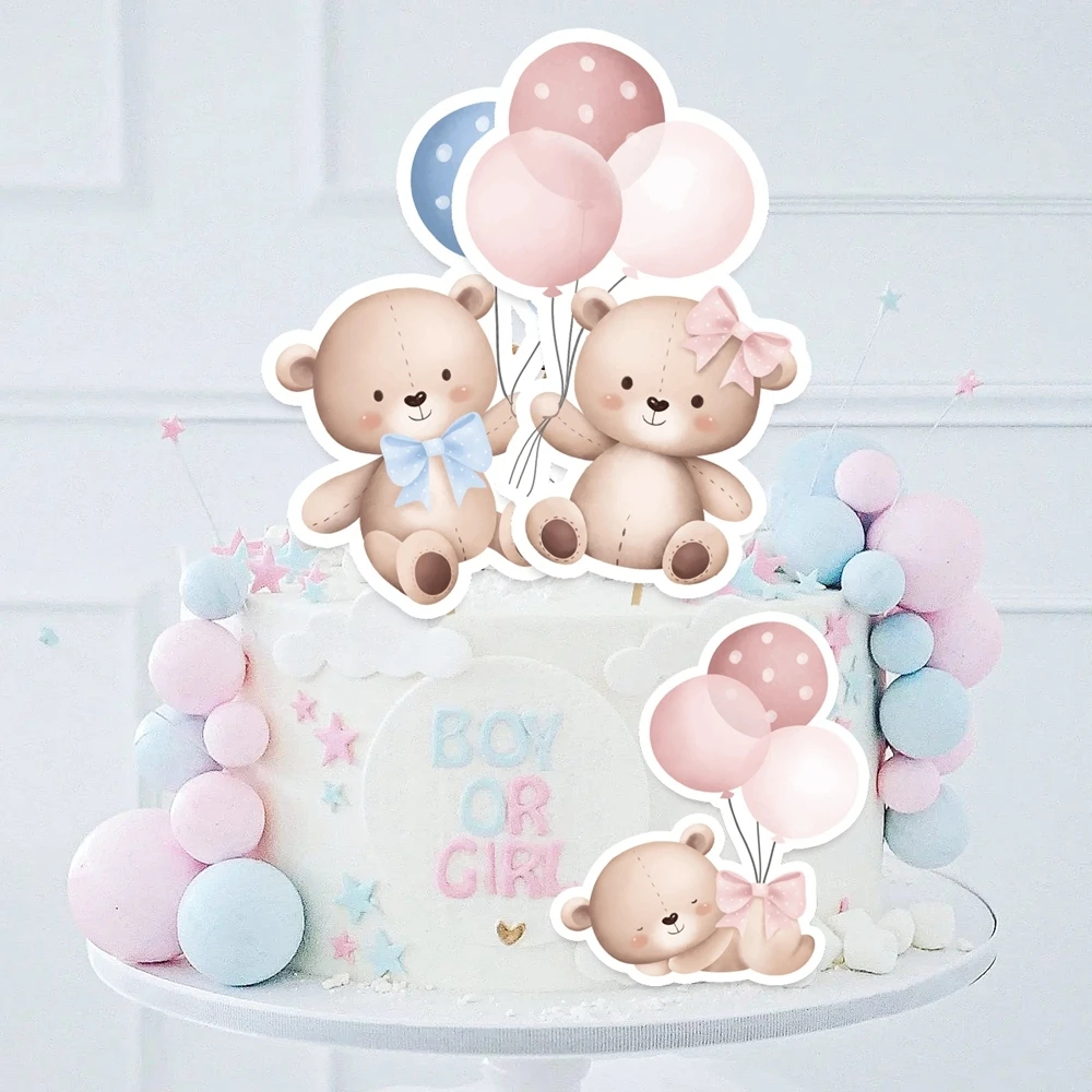 20 pezzi di cartone Cupcake Topper Palloncino Orso Toppers per bambini Buon  compleanno Baby Shower Decorazioni per feste Forniture per decorazioni per  torte fai da te - AliExpress, image size:1000x1000
