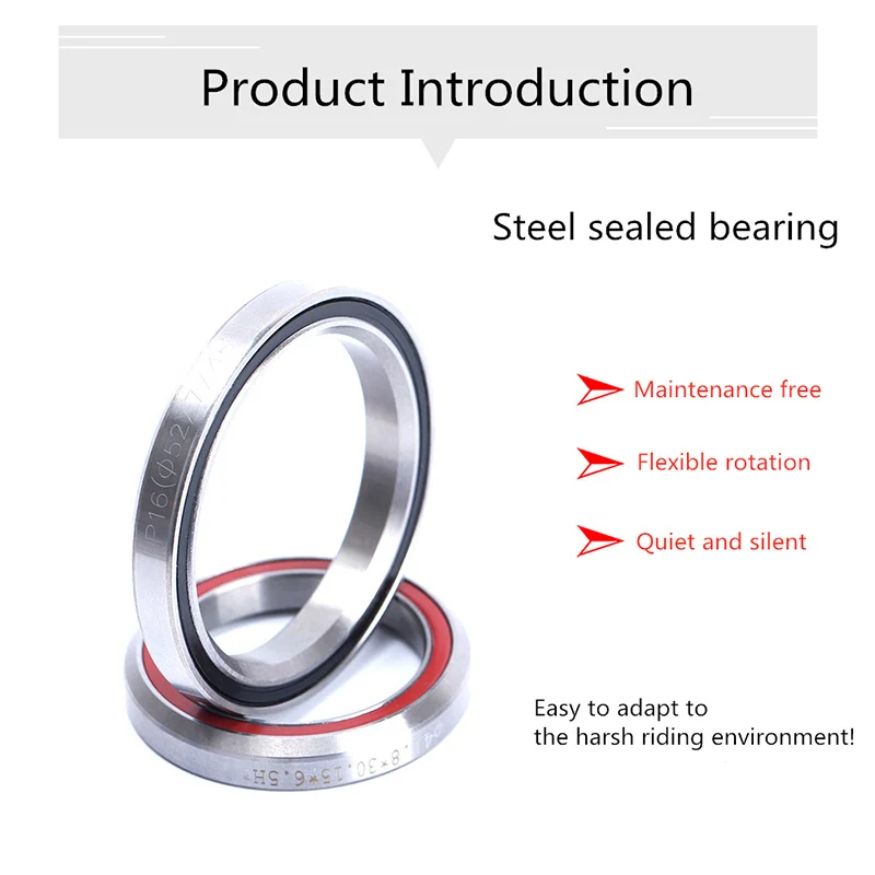 Bicycle Headset Bearing for 28.6/44/30mm MTB Road Bike Headset Repair Part Replace Accessories 41/41.8/47/51/52mm bicycle ball bearing bike headset bearings