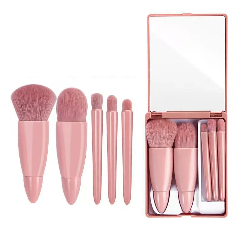 

5Pcs Makeup Brushes Set Cosmetic Eye Shadow Foundation Blush Blending Professional Make Up Brush Tool
