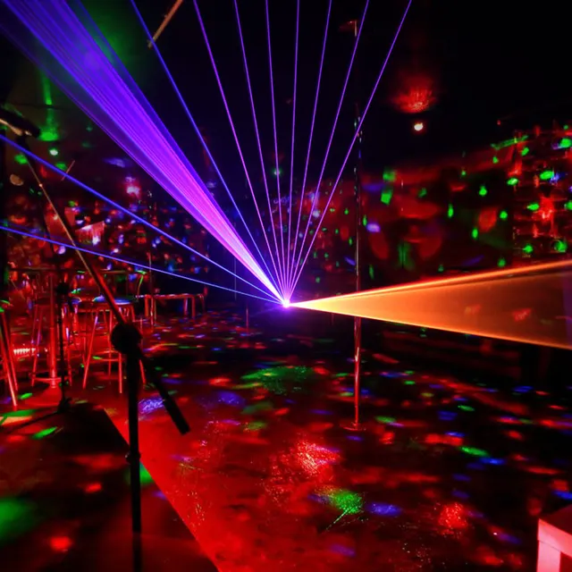 Bracciale Luce LED Discoteca RGB Ricaricabile Con Controllo Vocale - Luce Rotante Portatile Per Feste Di Compleanno, Con Cinturino E Ventosa, Batteria 500mAh, Guscio Blu