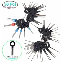 

36PCS Wire Terminal Removal Tool Stainless Steel 301 Fit For Car Electrical Wiring Crimp Connector Pin Kit Durable And Practical