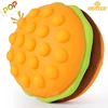 Burger Stress Ball 3D Squishy Hamburger Fidget Toys Silicone Decompression Silicone Squeeze Fidget Ball Fidget Sensory Toy 2022 1