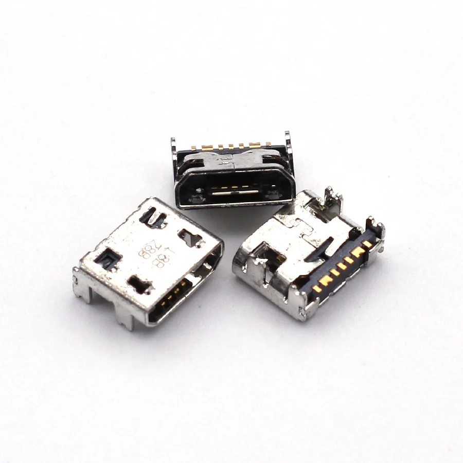 10Pcs Micro Mini Usb Presa Di Ricarica Presa Connettore Per Samsung Galaxy Trend Ii, S5280, S5282 Fame, S7262, S7710 Telefoni Cellulari