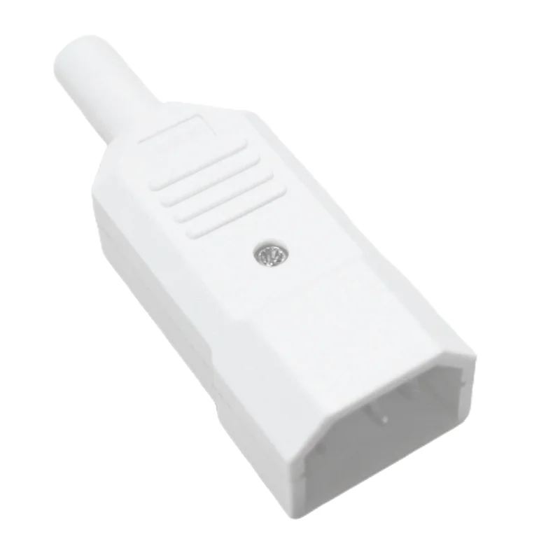 10A 250V IEC C13 / C14 Male Plug Rewirable Power Connector 3 pin ac Socket
