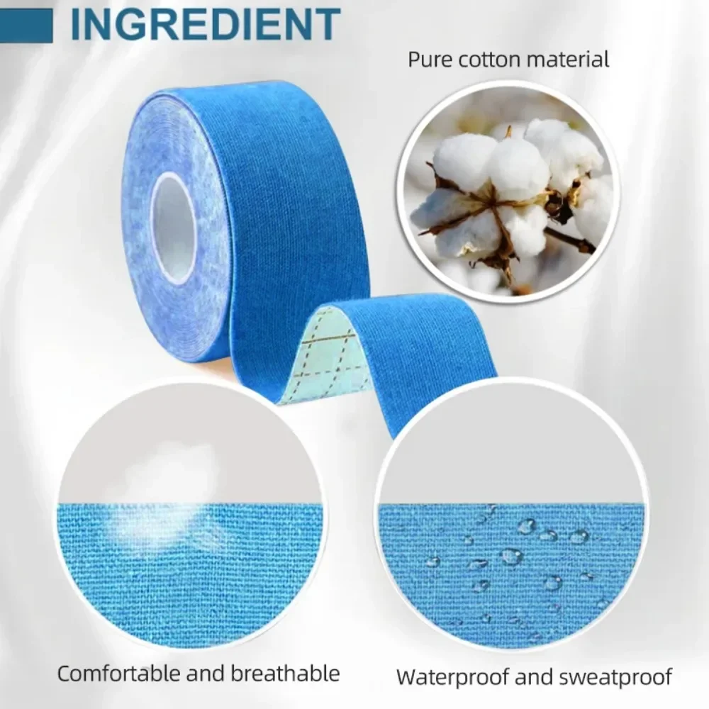 2.5CM x 5M Kinesiology Tape For Face V Line Neck Eyes Lifting Wrinkle Remover Sticker Tape Facial Skin Care Tool Elastic Bandage 6