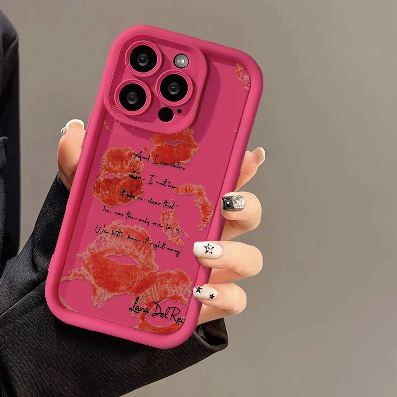 thumbnail image 1 of Funda de teléfono con labios rojos para iPhone, carcasa Sexy de TPU suave para iPhone 11, 14, 15 Pro Max, 12, 13 Pro, XS Max, XR, X, 7, 8 Plus, 1 of 5