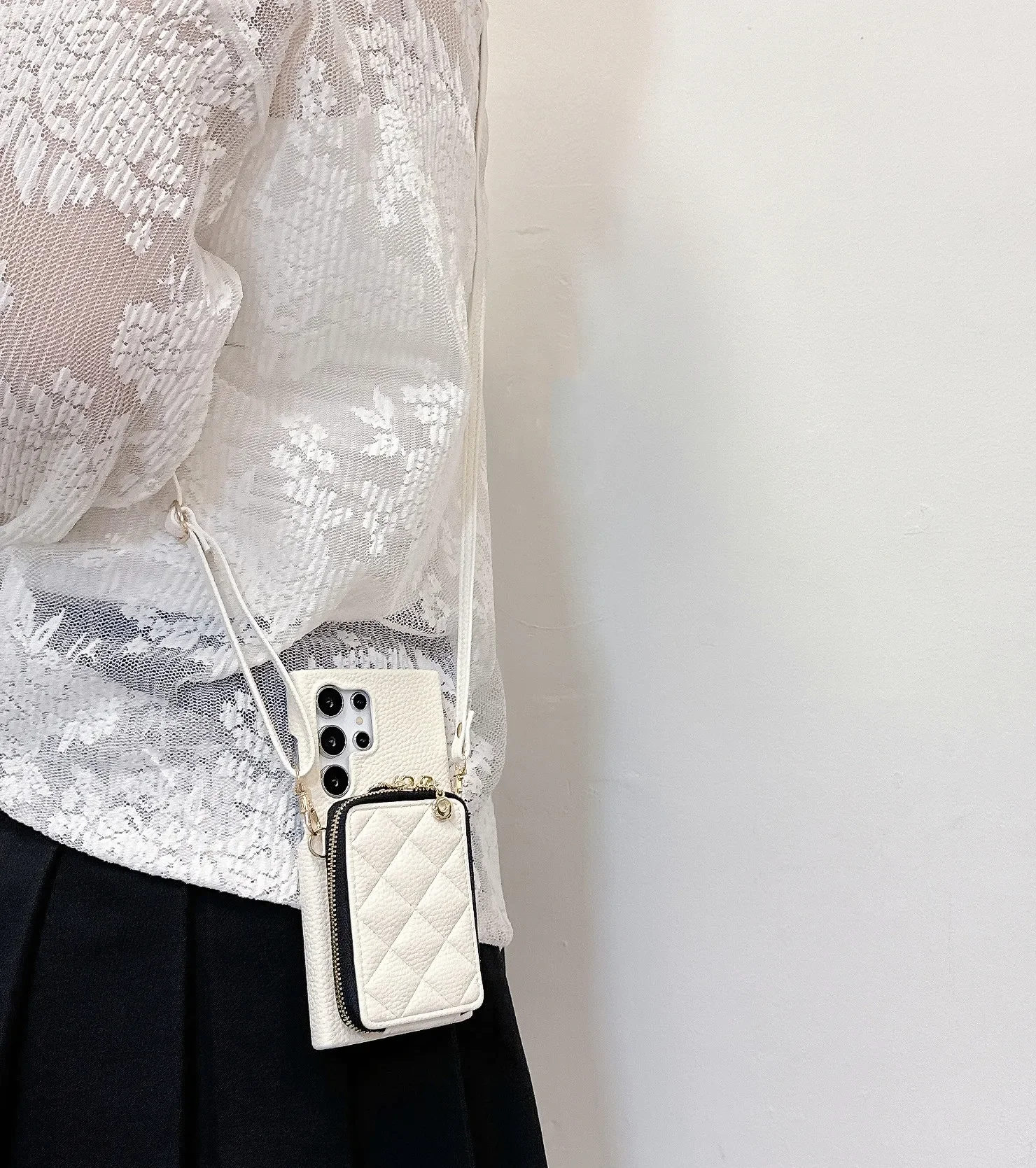 Crossbody Phone Case With Card Holder For Samsung Galaxy Models_voghion.com