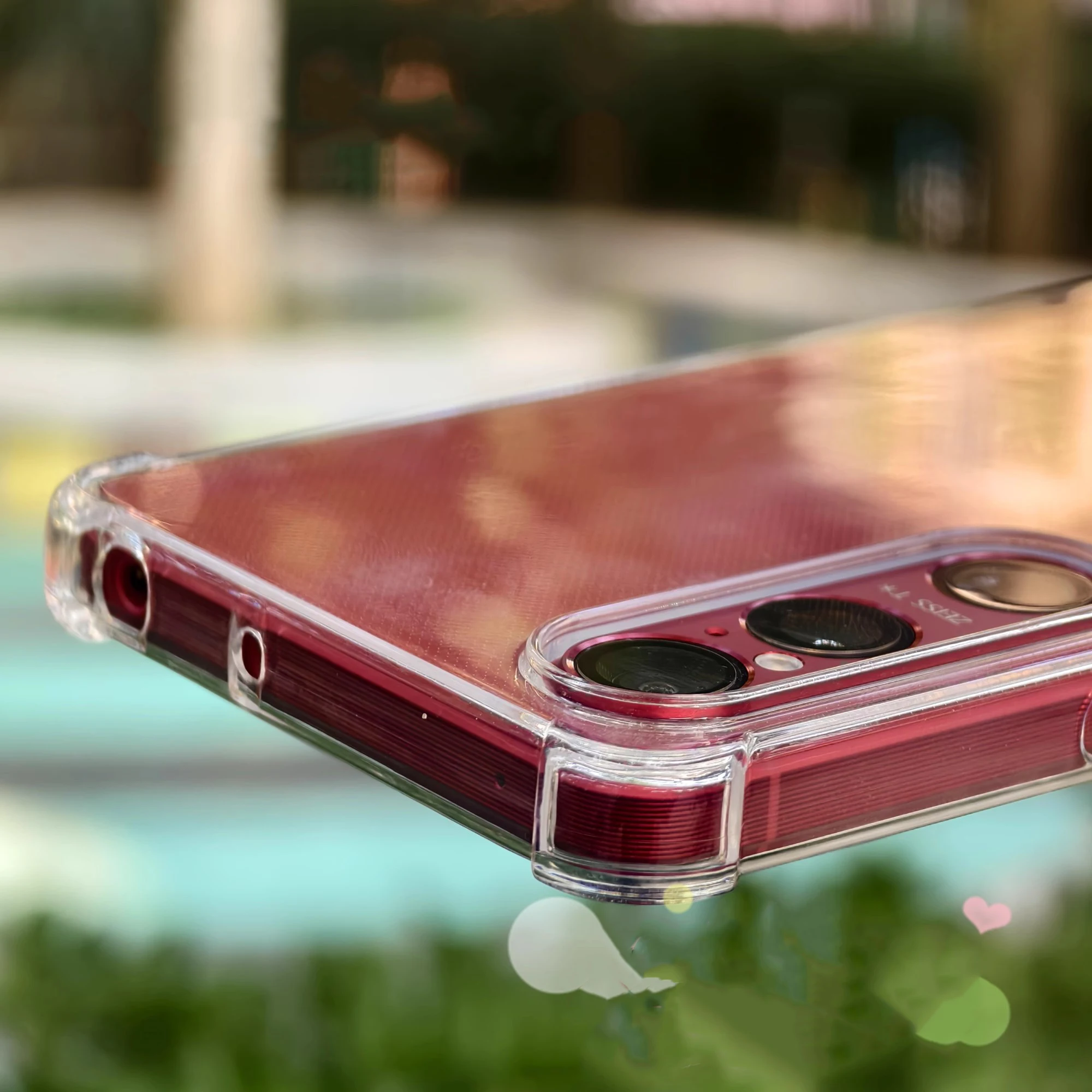 Crystal Clear Anti-Knock Shockproof Case with Air-Cushion Technology