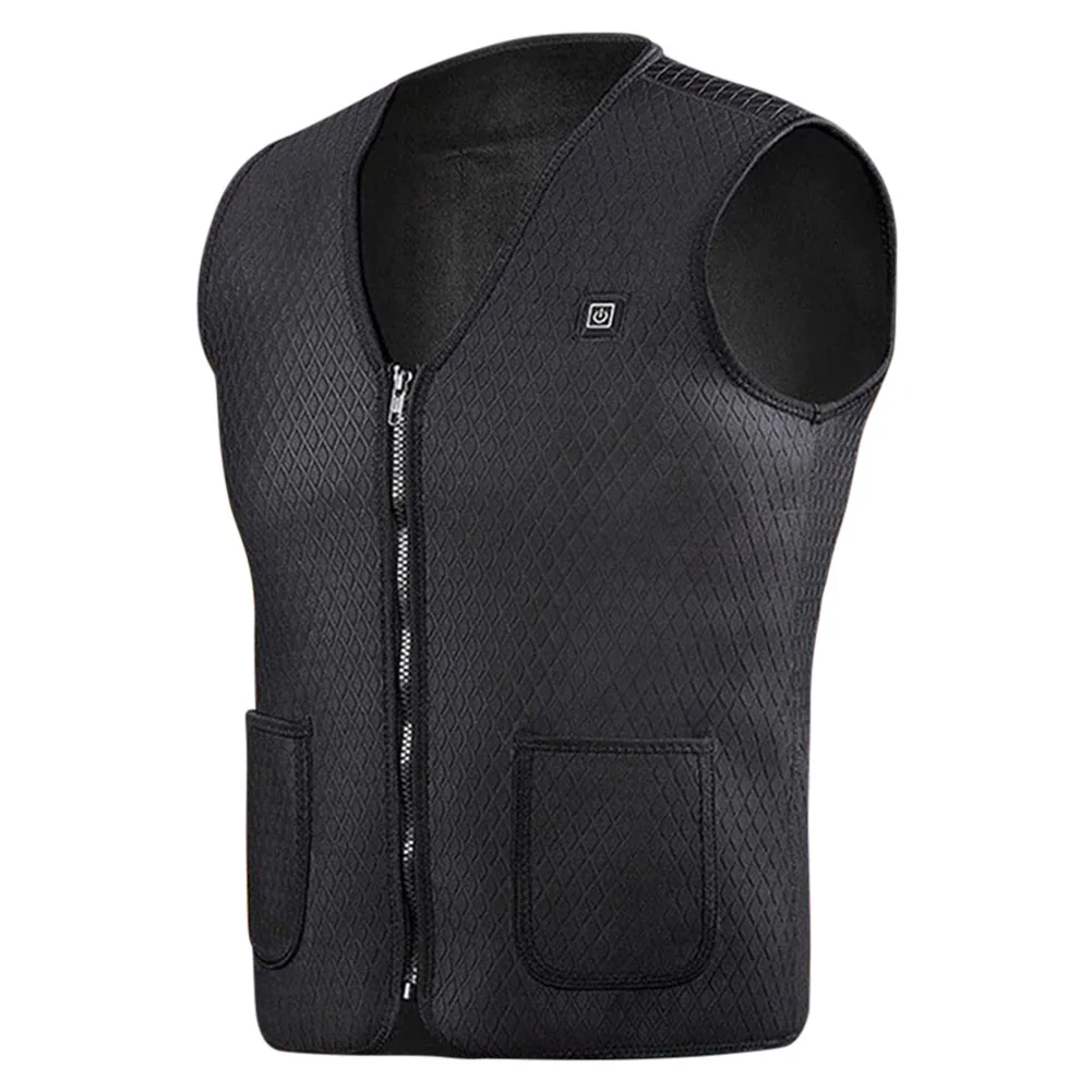 Shoulder Massage And Heated Men's Vests Outdoor Riding Skiing Fishing Usb