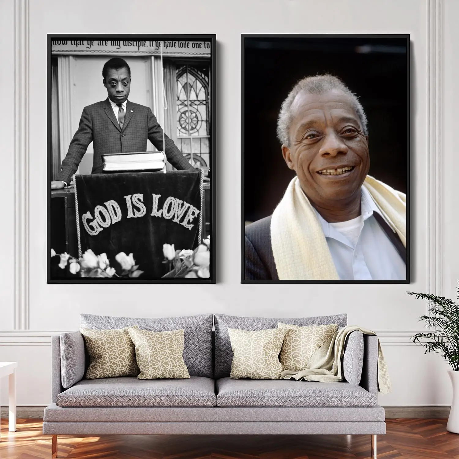 

james baldwin Writer Decorative Canvas Posters Room Bar Cafe Decor Gift Print Art Wall Paintings