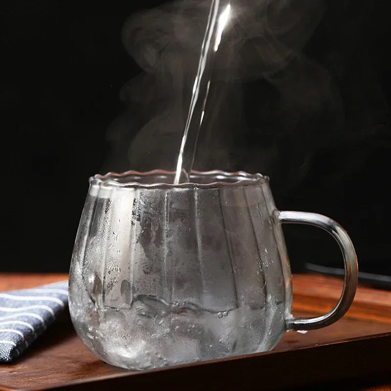 400 مللي أكواب زجاجية عالية البورسليكات الإبداعية...