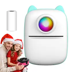 Mini Picture Printer Pocket Temperature-Sensitive Wireless Phone Printer Small Printer DPI Resolution Multifunctional Printer