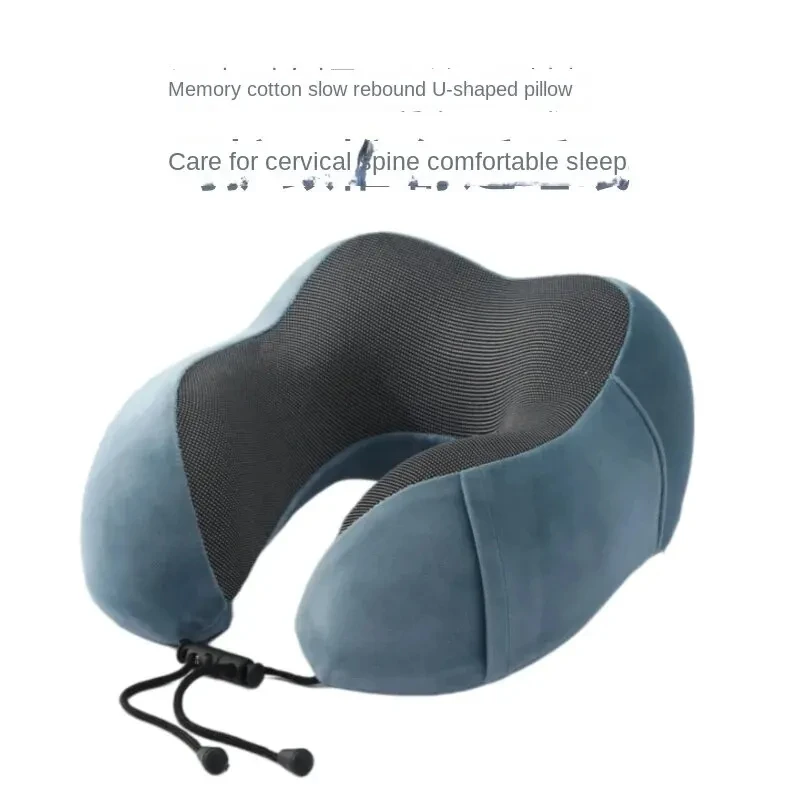 Soft Travel Pillow U Shaped Travel Healthcare Memory Foam Neck Cervical Airplane Pillow Neck Cushion 4