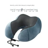 Soft Travel Pillow U Shaped Travel Healthcare Memory Foam Neck Cervical Airplane Pillow Neck Cushion 4