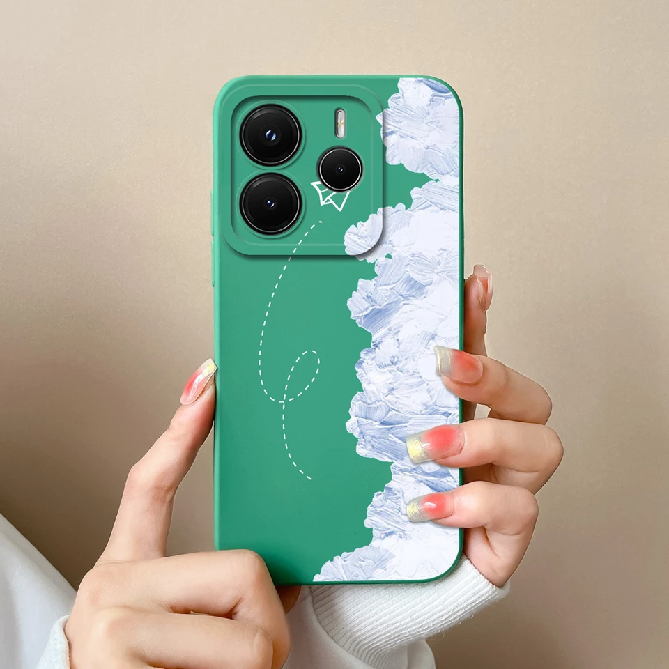 Beautiful Flower Star Shockproof Non-Slip Phone Case