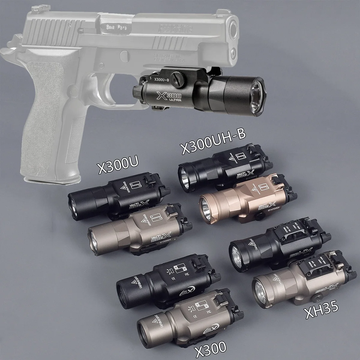 Tactical SureFire X300 Ultra Gun Light for Airsoft