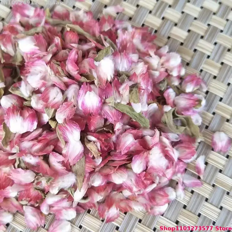 High-quality Natural Bulk Thousand Day Red Flower Petal Decoration Crystal Soap Candle Resin Handicraft