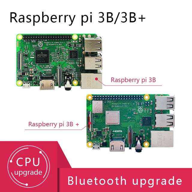 Original Raspberry Pi 3 Model B /3B+ Plus BCM2837 1.2G ,Raspberry Pi 3 B+  with 2.4G & 5G WIFI 4.2 Bluetooth and PoE - AliExpress