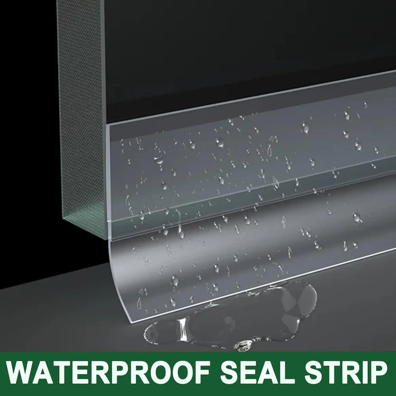 Sealing Strips Sealing Strips Dust-proof Sound-insulating Silicone Anti-collision Weatherproof For Shower Door Gaps