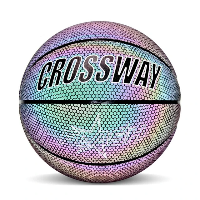 basquete luminosa – Brilhante reflexivo Night Game Street PU