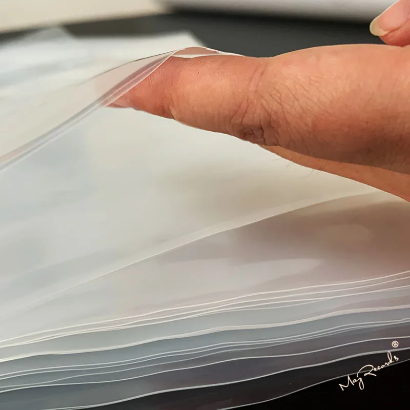 50 Pcs 12 Inch PE Vinyl Disc Record Protective Sleeve LP Records Thicken Bags Anti-static CD Holder Bags Outer Clear Envelop