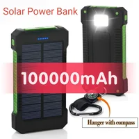2025 New Solar Power Bank Large Capacity 50000mAh External Battery Charger Cases Fast Charging for iPhone Series Samsung Xiaomi 1