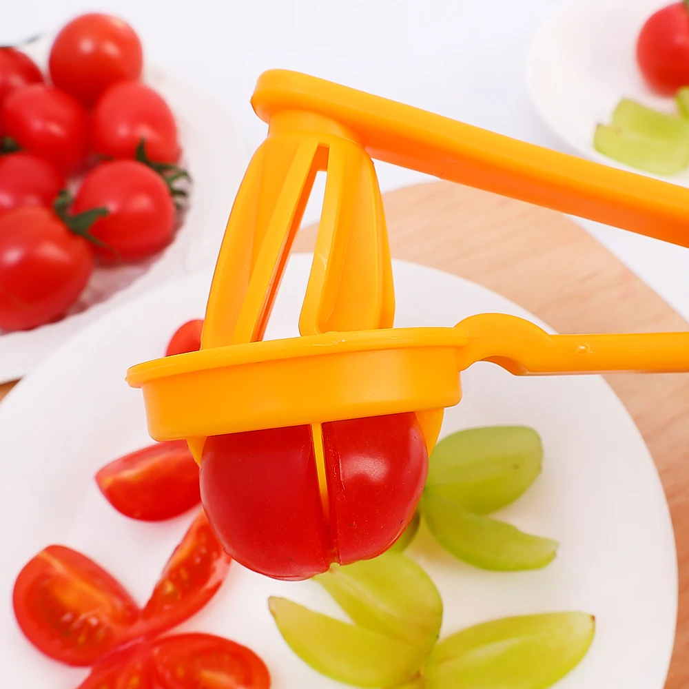 Multifunctional Tomatoes Cutter Fruit Grape Cutter Cherry Cut Gadgets  Artifact Kitchen Tool - AliExpress