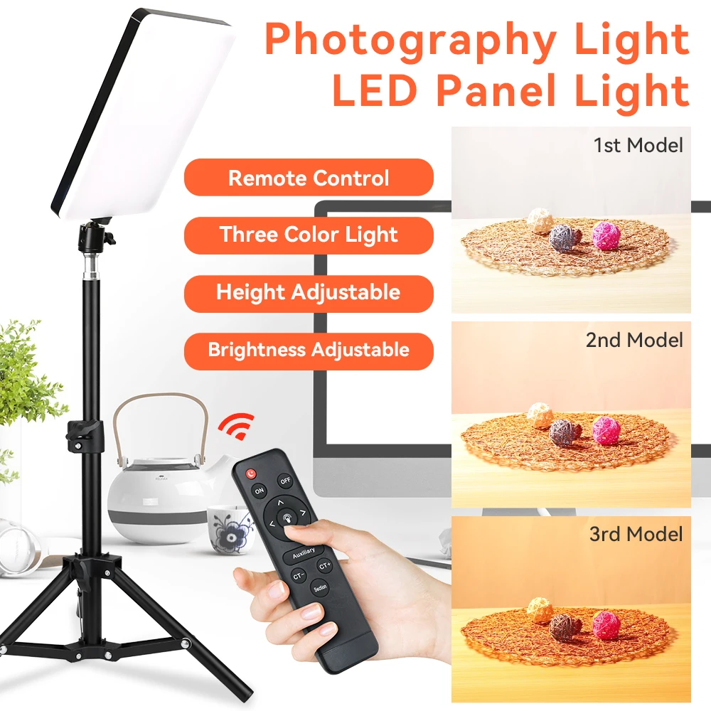 Panneau LED BTFOOR 240 LED 42W Pour Studio Photo – Avec Télécommande – Noir