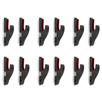 사무라이 소드 탄토용 조정 가능한 디스플레이 행어, 1 단 패딩 후크, 카타나 거치대, 6X 소드 월 마운트 2 세트