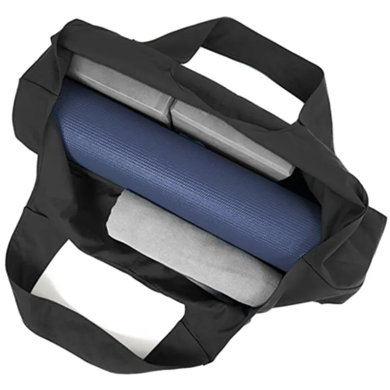 Sac en toile multicolore respirant pour yoga, fourre-tout en polymère respirant, sac à bandoulière Electrolux avec poche latérale, sac de voyage pour vêtements de fitness