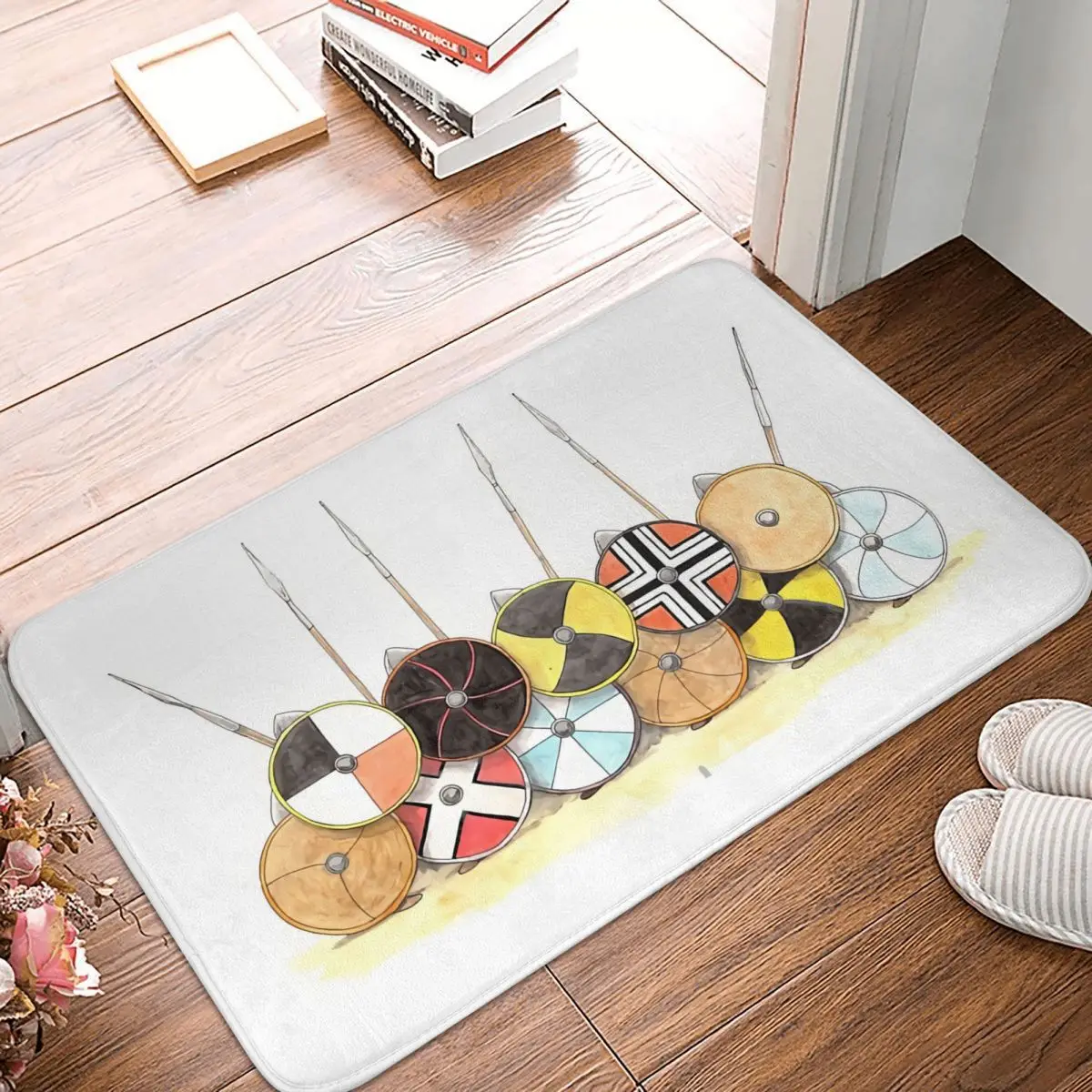 Viking Valhalla Camera Da Letto Mat Shield Wall Rug Home Door Mat Soggiorno Tappeto Balcone