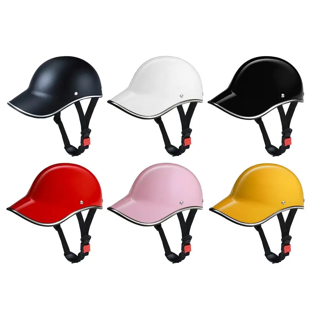 1 Stück Neuer Elektrischer Fahrradhelm mit Verstellbarem Riemen Universeller Sicherheitshelm Baseballkappe für Erwachsene – Detail 5