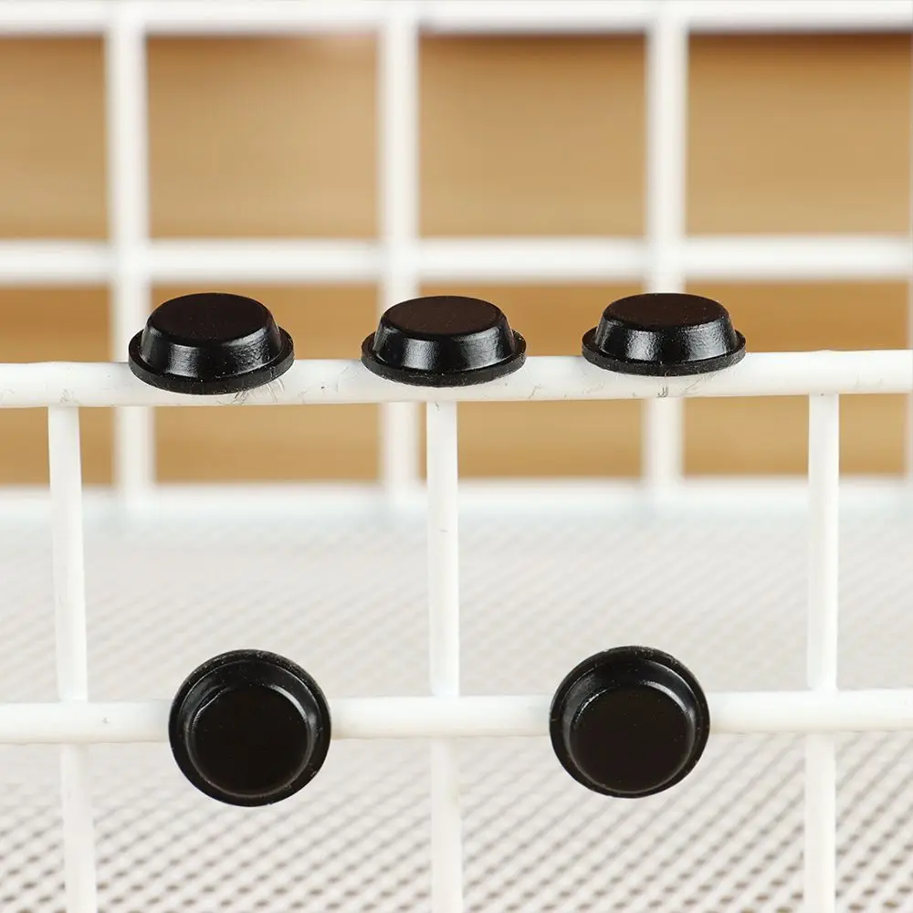 Black Anti Slip Silicone Bumper Pads - Self-Adhesive Shock Absorber Feet