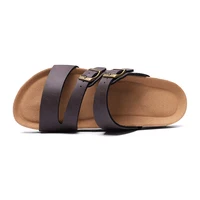 Kidmi Cloud Womens Sandals Cork Footbed Slides Nonslip Beach Essential Summer Sandals Vacation Pool Sandals Memory Foam Slides - Image 6