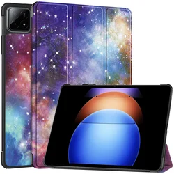 Premium Folding Stand Hard Case - Magnetic Smart Cover for Xiaomi Pad 6s Pro 12.4-inch Tablet (YHX)