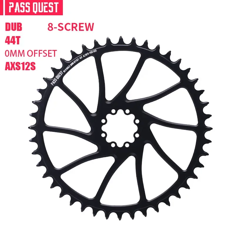PASS QUEST チェーンリング　44T ブラック PASS QUEST チェーンリング44T ブラック