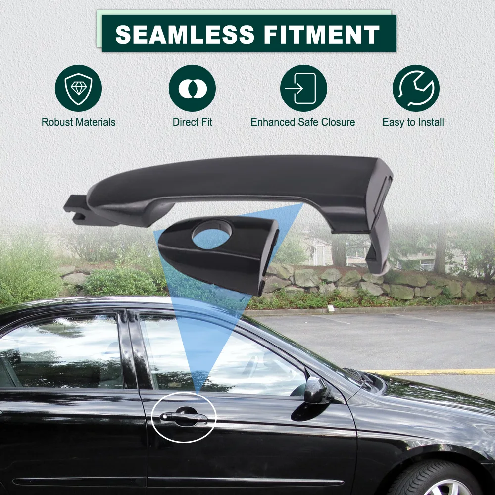 1pc Outside Exterior Door Handles Front Rear Left Right For Kia Spectra 2004 2005 2006 2007 2008 2009 82650-2F000 82670-2F000