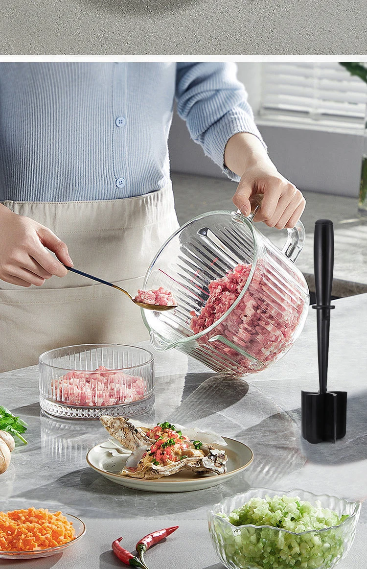 Description Picture 3 of itemMeat Chopper Hamburger Smasher Premium Heat Resistant Meat Masher for Ground Beef Ground Turkey and More Non Stick Mix Grinder